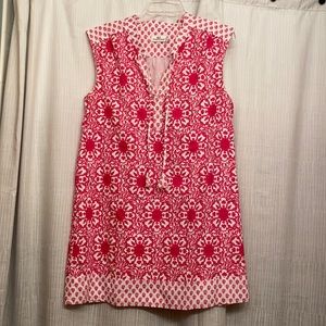 Vineyard Vines Pink Patterned Dress